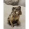 Sculpture chien Bulldog signée Franjou pour Hippolyte Moreau (1832-1926)