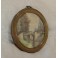 Miniature à vue ronde paysage en aquarelle fin 19ème siècle