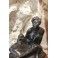 Sculpture en bronze 'Nymphe' ou 'Allégorie de la nature' signée Henri Désiré Gauquié (1858-1927)