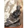 Sculpture en bronze 'Nymphe' ou 'Allégorie de la nature' signée Henri Désiré Gauquié (1858-1927)