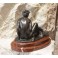 Sculpture en bronze 'Nymphe' ou 'Allégorie de la nature' signée Henri Désiré Gauquié (1858-1927)