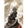 Sculpture en bronze 'Nymphe' ou 'Allégorie de la nature' signée Henri Désiré Gauquié (1858-1927)