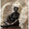 Sculpture en bronze 'Nymphe' ou 'Allégorie de la nature' signée Henri Désiré Gauquié (1858-1927)