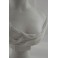 Sculpture en biscuit de porcelaine buste de jeune fille entre 1880 et 1900