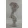 Sculpture en biscuit de porcelaine buste de jeune fille entre 1880 et 1900
