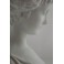 Sculpture en biscuit de porcelaine buste de jeune fille entre 1880 et 1900