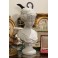 Sculpture en biscuit de porcelaine buste de jeune fille entre 1880 et 1900