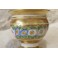 Déjeuner,, tasse et soucoupe, en porcelaine décor de fleurs polychrome, époque Restauration, vers 1830