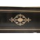 Boîte à gant en bois noirci et laiton, fin 19ème, Napoléon III