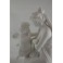 Sculpture en biscuit de porcelaine 'La leçon de l'Amour' Raymond Laporte Limoges fin 19ème siècle