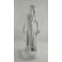 Grande sculpture en biscuit de porcelaine 'Jeune fille au tambourin' 19ème siècle