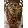 Lampe à poser en faïence et bronze au décor de chimères, Napoléon III, fin 19ème siècle