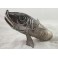 Deux poissons en métal argenté 1ère moitié du 20ème siècle