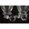 4 carafes en cristal gravé avec bouchons, St Louis, fin 19ème, début 20ème siècle
