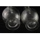 4 carafes en cristal gravé avec bouchons, St Louis, fin 19ème, début 20ème siècle