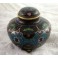 Boîte, bonbonnière, en émaux cloisonnés à décor de papillons, Chine, 20ème siècle