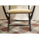 Fauteuil pliant en bois noirci, Napoléon III, fin 19ème siècle