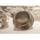 Grand pot couvert en métal argenté