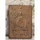Plaque bas-relief en bronze 'portrait de femme artiste', attribué à Jules Clamagirand (1870-1937), vers 1900