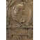 Plaque bas-relief en bronze 'portrait de femme artiste', attribué à Jules Clamagirand (1870-1937), vers 1900