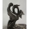 Paire de serre livre Chimères, signés Franjou, pour Hippolyte Moreau (1832-1926)